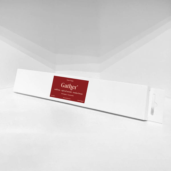Gather Incense | Saffron + Spiced Musk + Tonka Bean