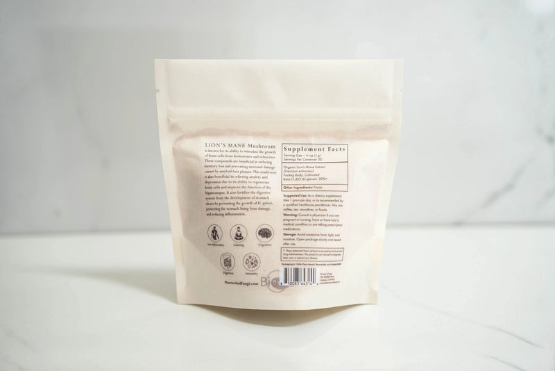 Lions Mane Mushroom Powder 2oz