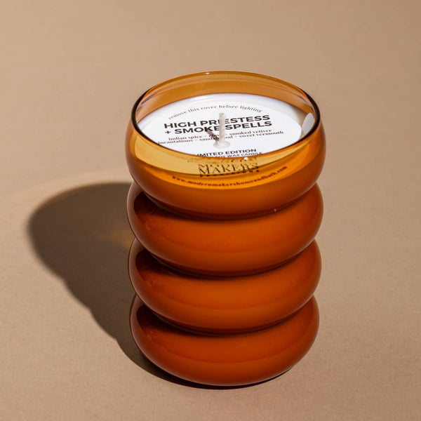 Bubble Jar Candle | High Priestess + Smoke Spells