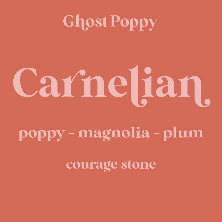 Carnelian Incense | Poppy - Magnolia - Plum