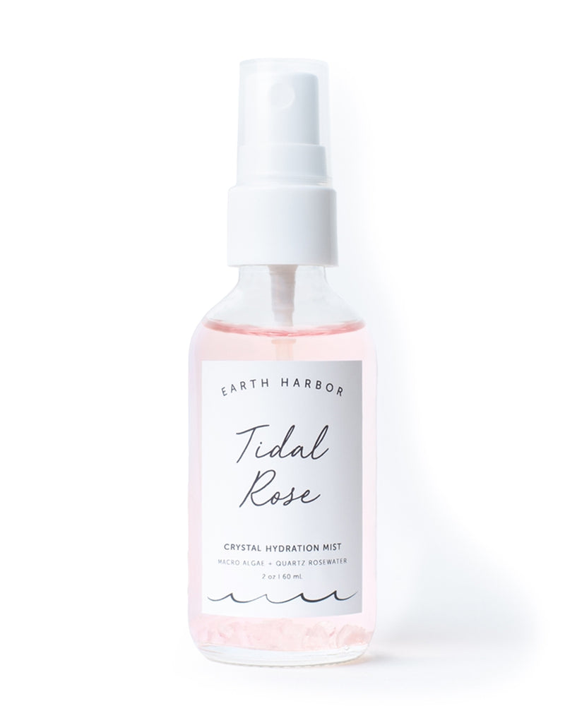 Tidal Rose Hydration Mist: Rose Water + Rose Quartz