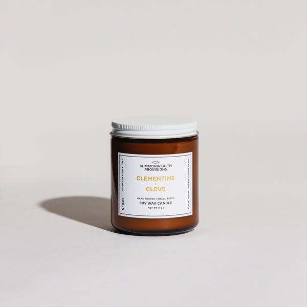 Soy Candle | Clementine + Clove