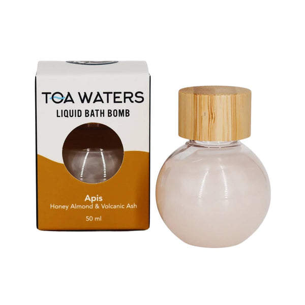 Liquid Bath Bomb | Apis | Honey Almond + Volcanic Ash