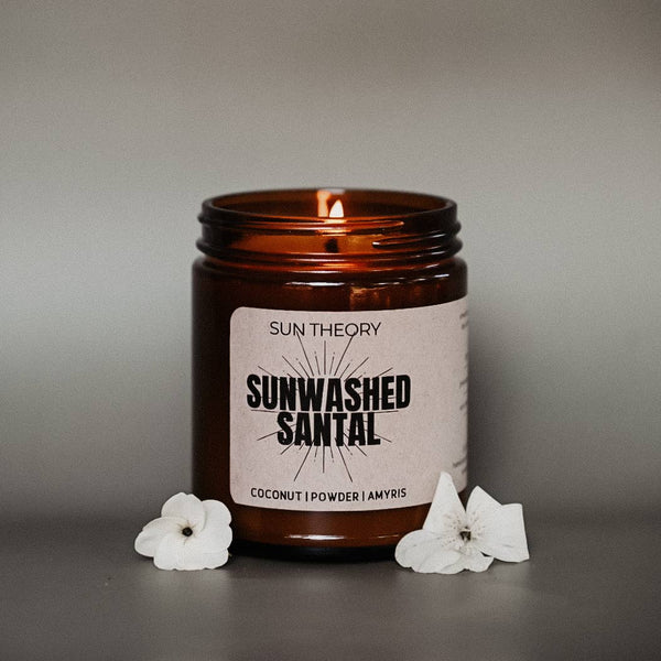 Sunwashed Santal Candle