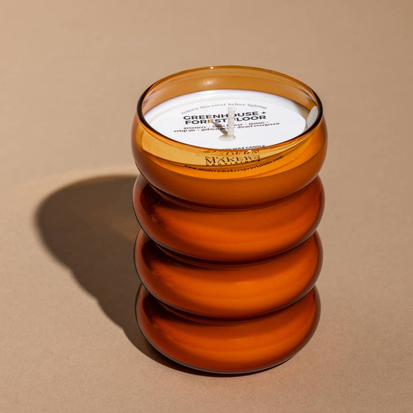 Bubble Jar Candle | Greenhouse + Forest Floor
