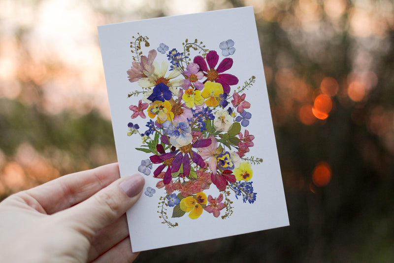 Floral Collage Card