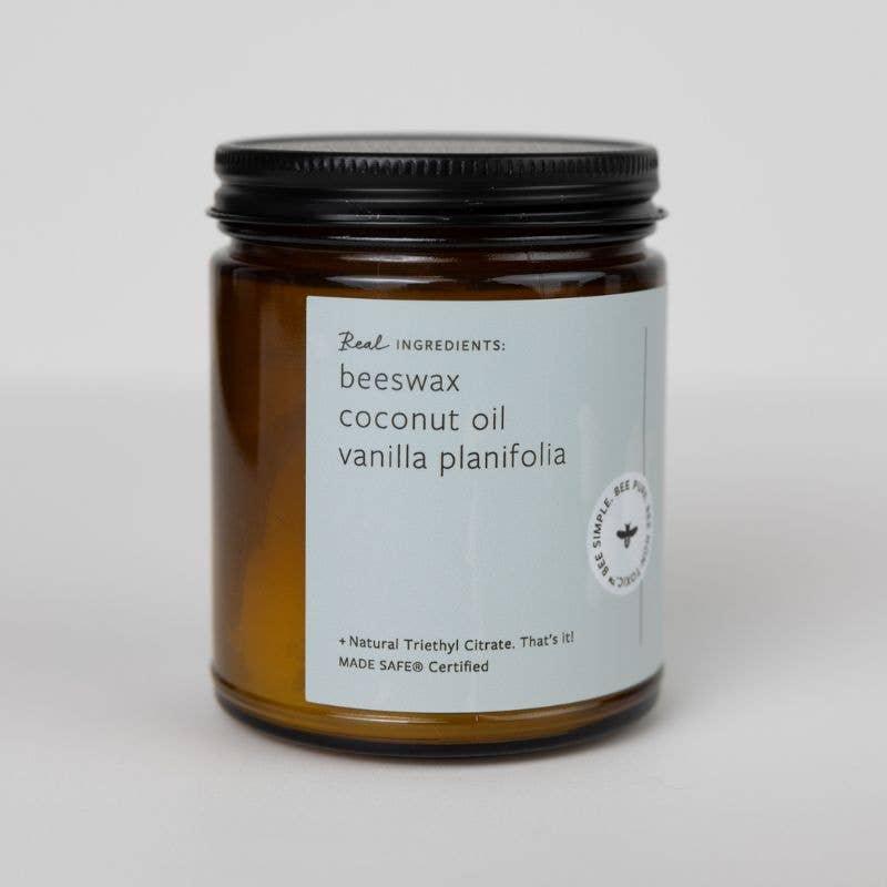 Pure Vanilla Beeswax Candle