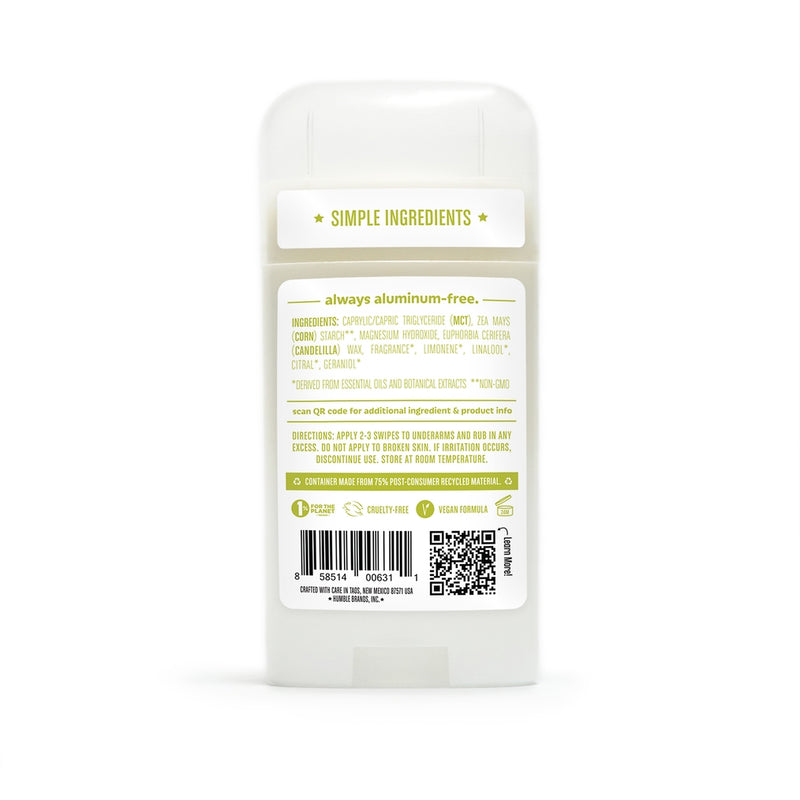 Sensitive Skin Bergamot & Ginger deodorant