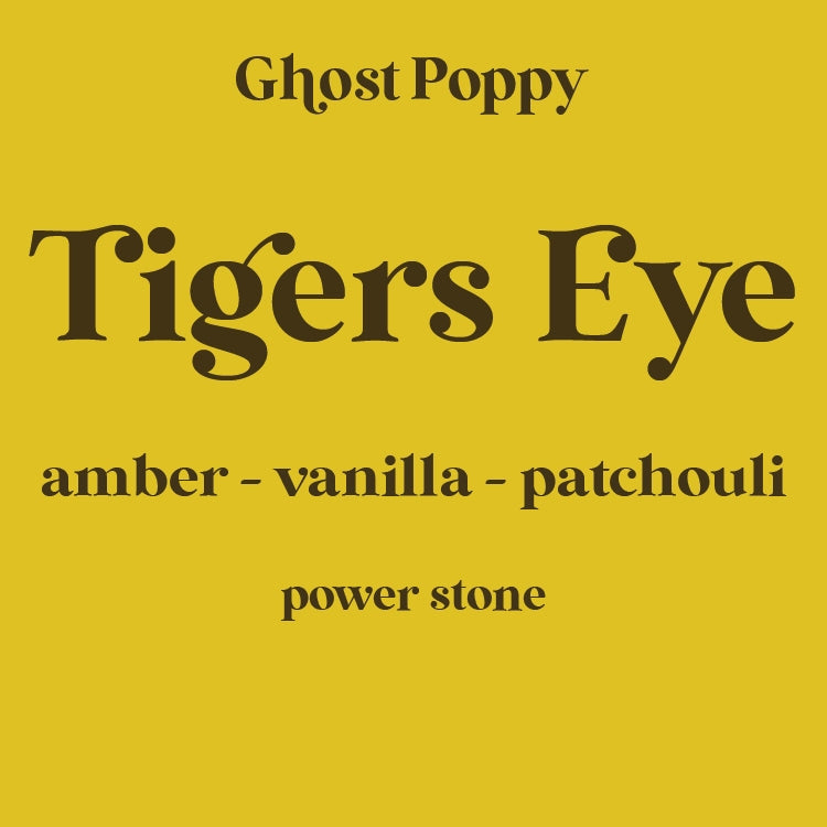 Tigers Eye Incense | Amber + Vanilla + Patchouli