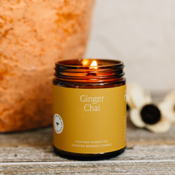 Ginger Chai Beeswax Candle