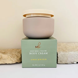 Goat Milk + Tallow Body Cream | Unscented