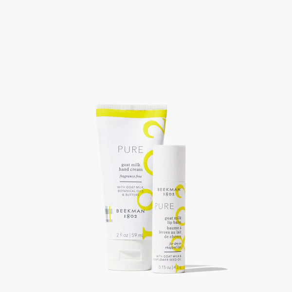 Hand Cream + Lip Balm Set | Pure Goat Milk