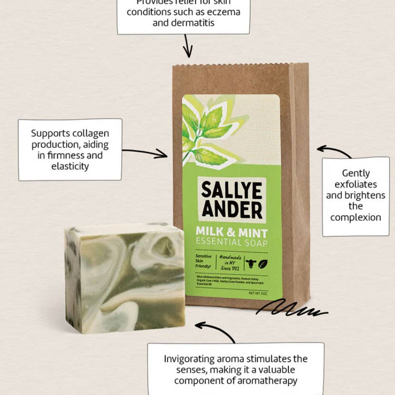 SallyeAnder Milk & Mint Soap