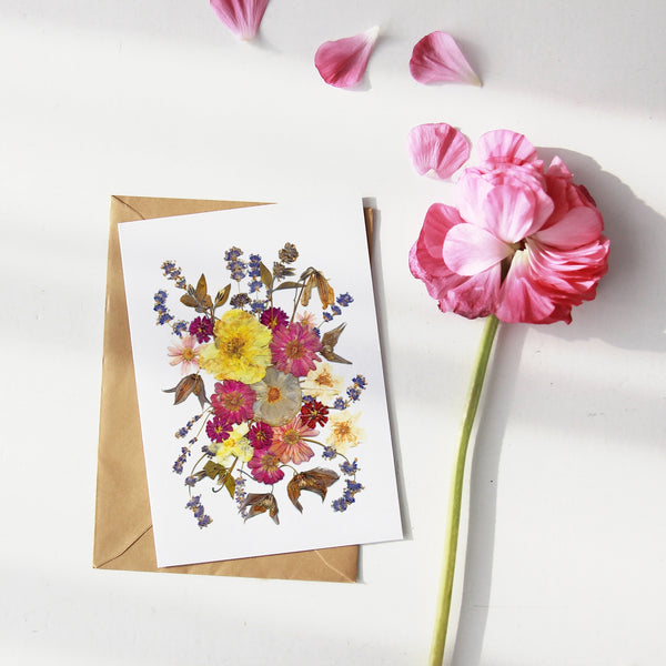 Lavender/Anemone Card