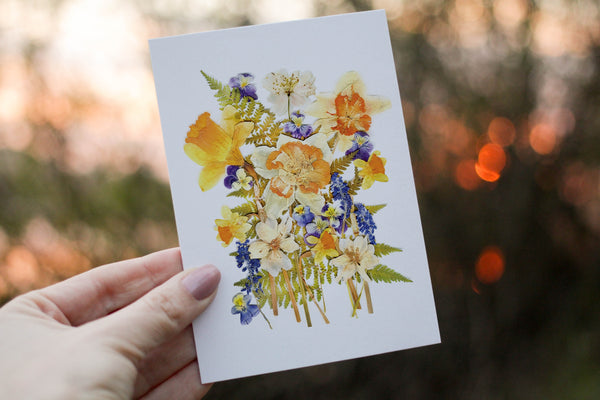 Spring Flower Daffodil Mix Card