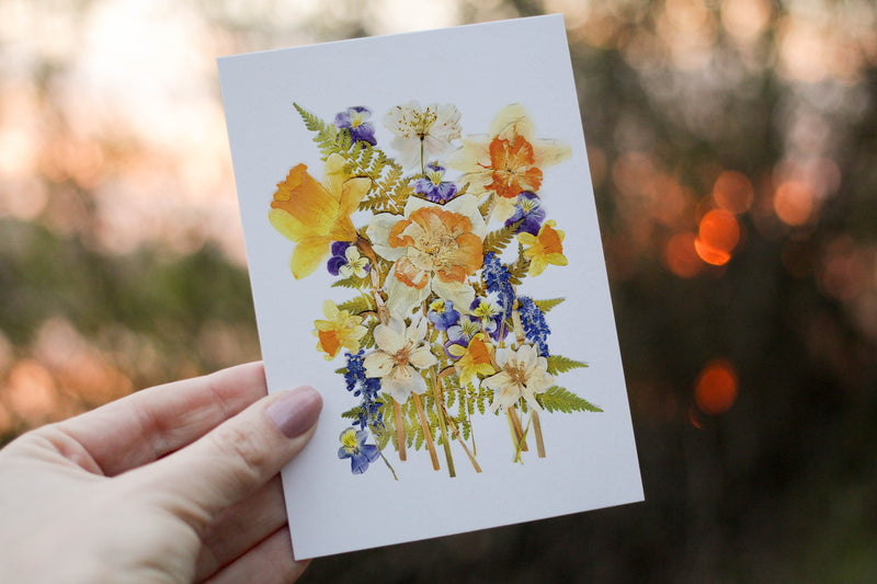 Spring Flower Daffodil Mix Card