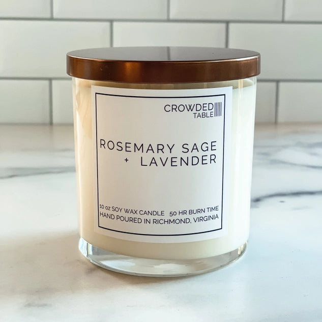 Rosemary Sage + Lavender Candle