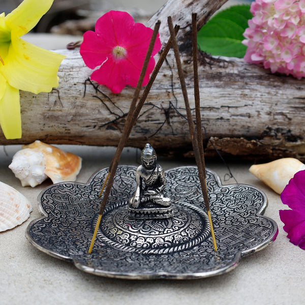 Metal Incense Burner | Buddha