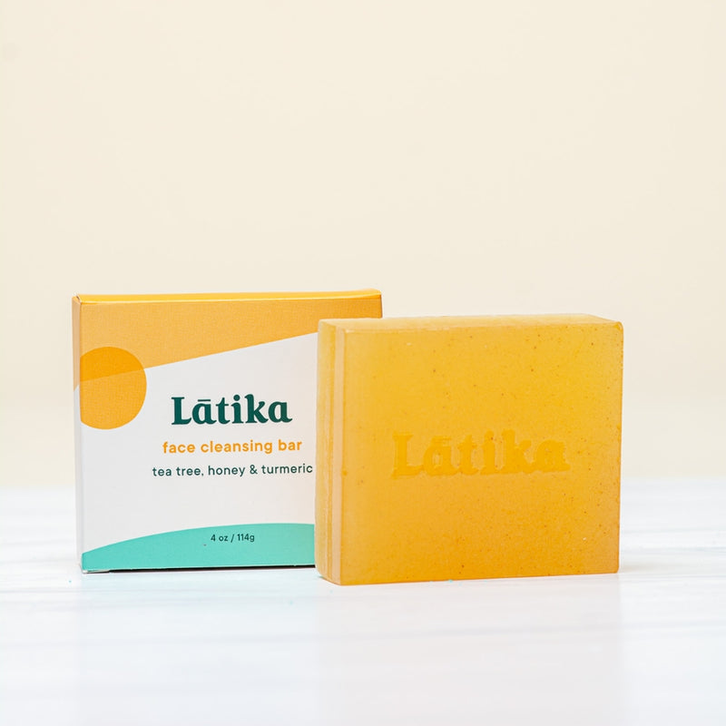 Face Cleansing Bar | Tea Tree, Honey, + Turmeric