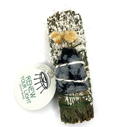 Ritual Gypsy 'RENEW YOUR LIGHT' Cedar Wand With Snowflake Obsidian