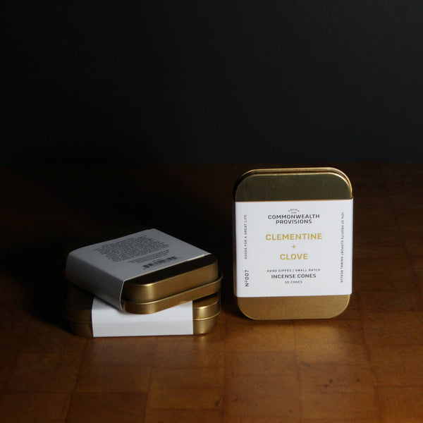 Incense Cones | Clementine + Clove