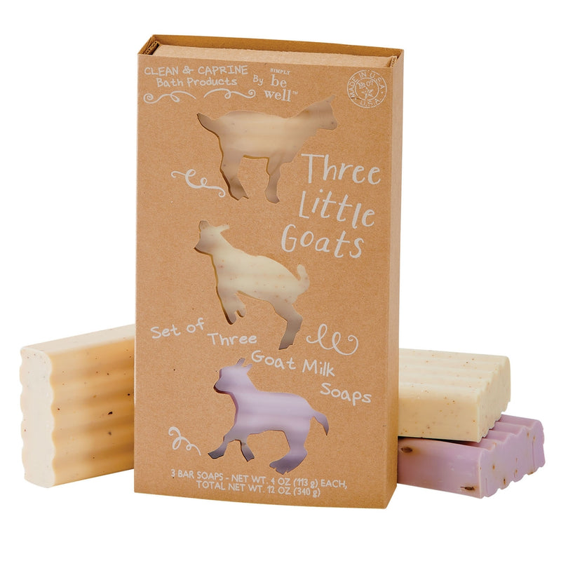 Three Little Goats Gift Set | Almond, Honey Apricot, & Lavender