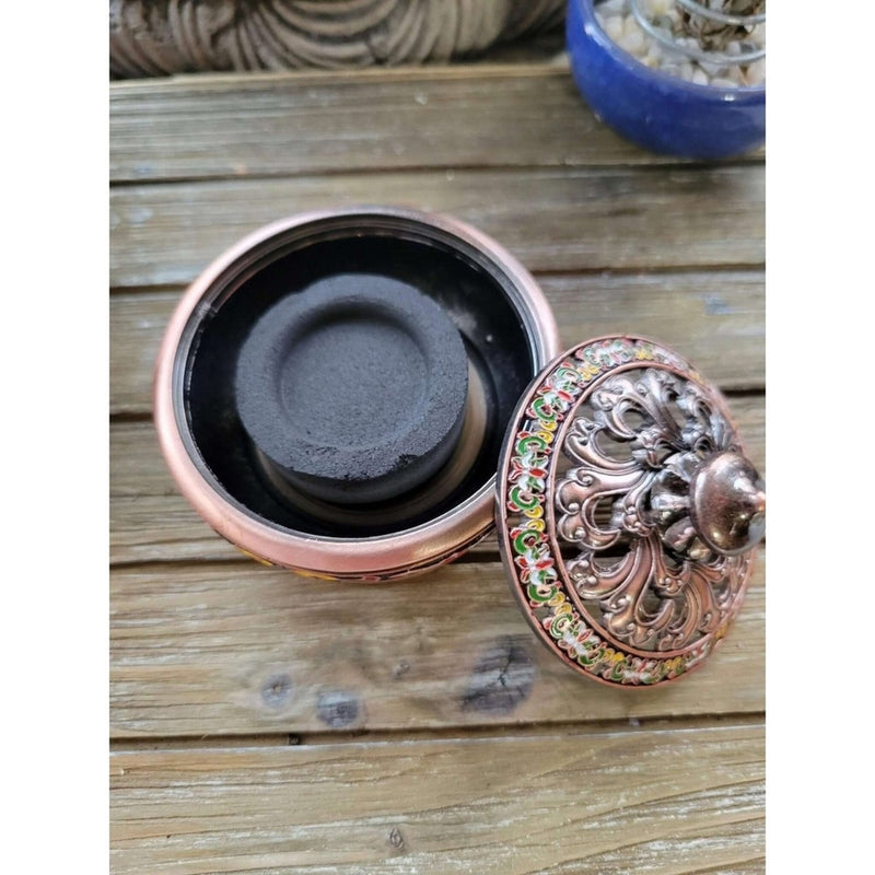 Painted Incense Holder