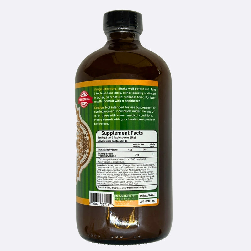 Soursop Living Bitter | 16 oz