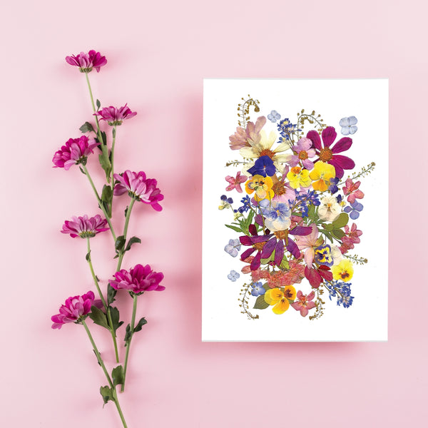Floral Collage Card