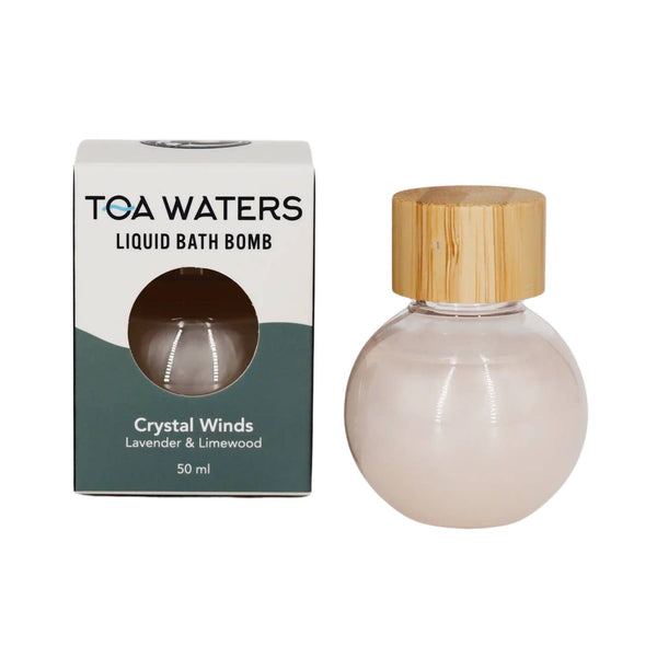 Liquid Bath Bomb | Crystal Winds | Lavender + Limewood