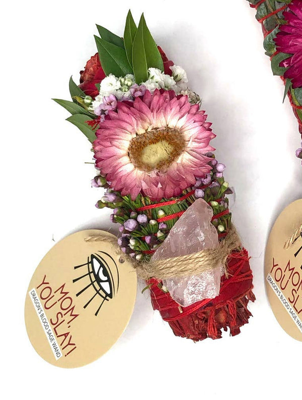 Ritual Gypsy Dragon Sage Wand | 'Mom, You Slay'