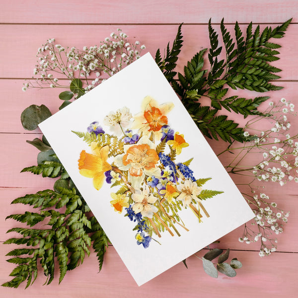 Spring Flower Daffodil Mix Card