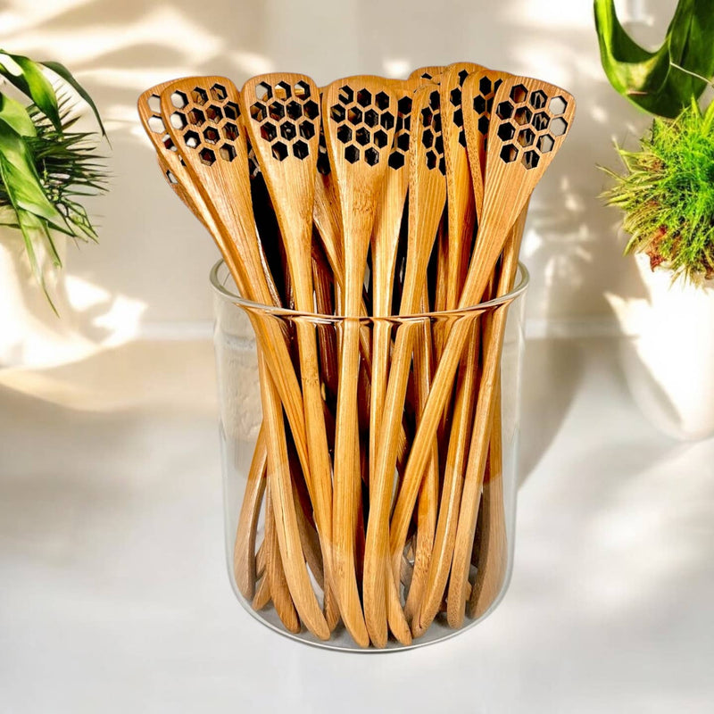 Bamboo Honey Dipper