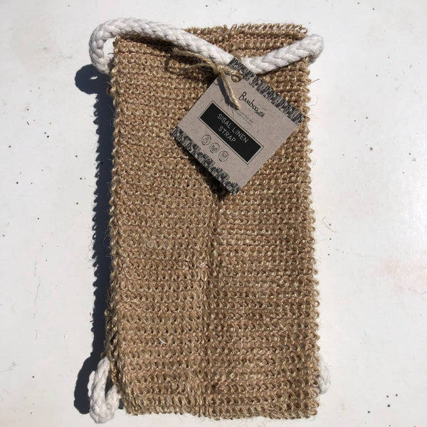 Sisal Linen Back Scrub