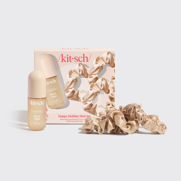 Happy Holiday Hair Set | Hair Perfume + Satin Scrunchies