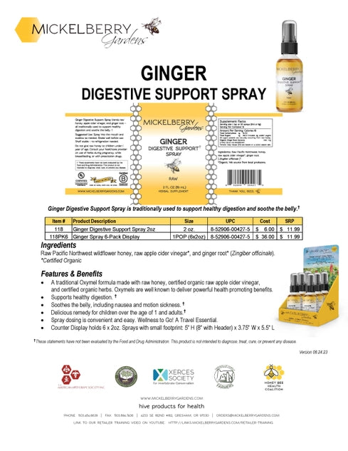 Ginger Digestive Support Spray