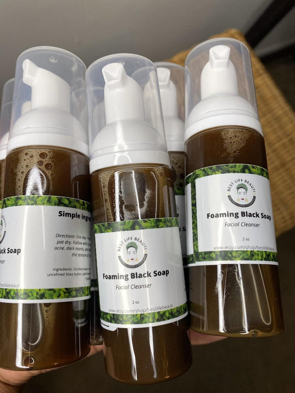 Foaming Black Soap