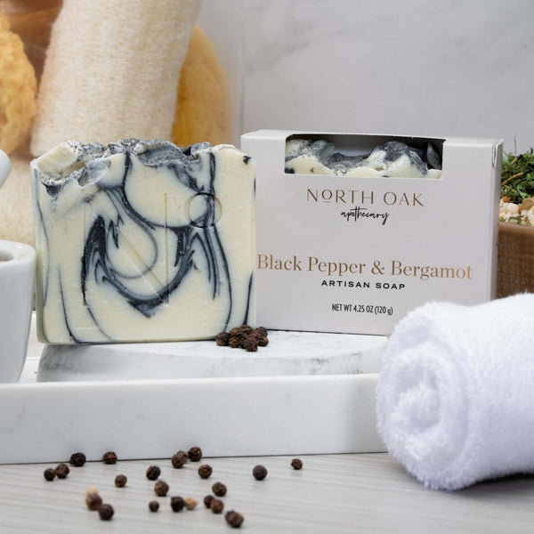Black Pepper + Bergamot Bar Soap