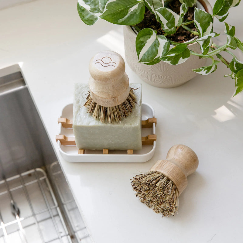 Finchberry White & Bamboo Soap Dish