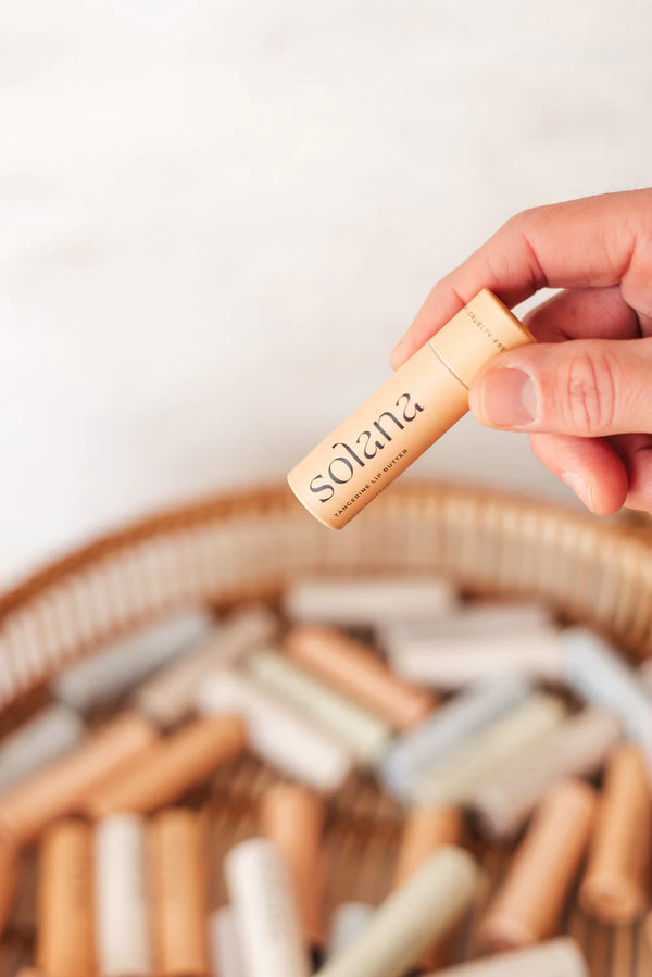 Eco-Friendly Vegan Tangerine Lip Butter