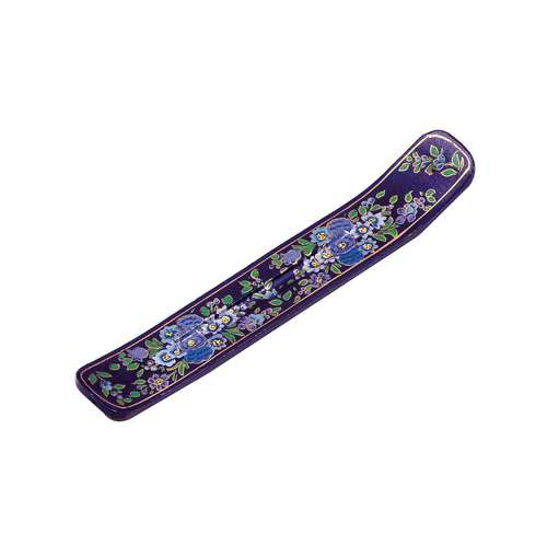Hand Painted Blue Floral Incense Holder