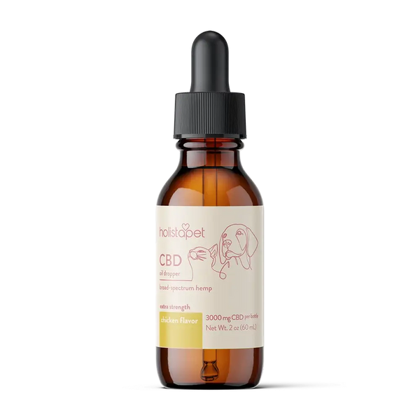 3000 mg CBD Pet Tincture EXTRA STRENGTH | Chicken Flavor