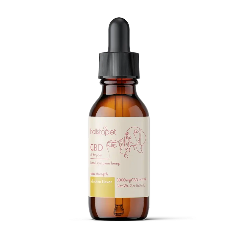 3000 mg CBD Pet Tincture EXTRA STRENGTH | Chicken Flavor