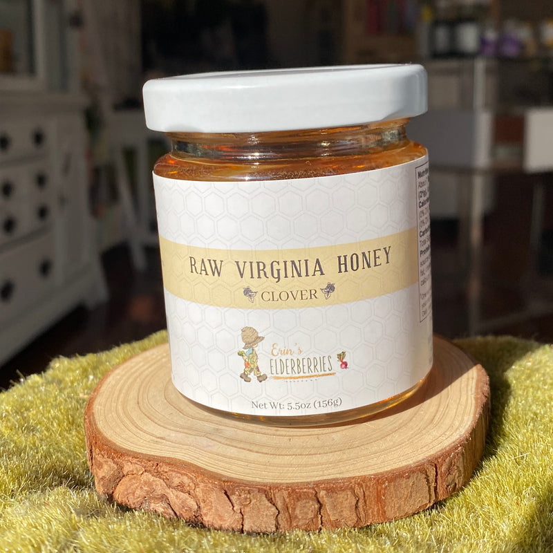 Local Raw Virginia Clover Honey