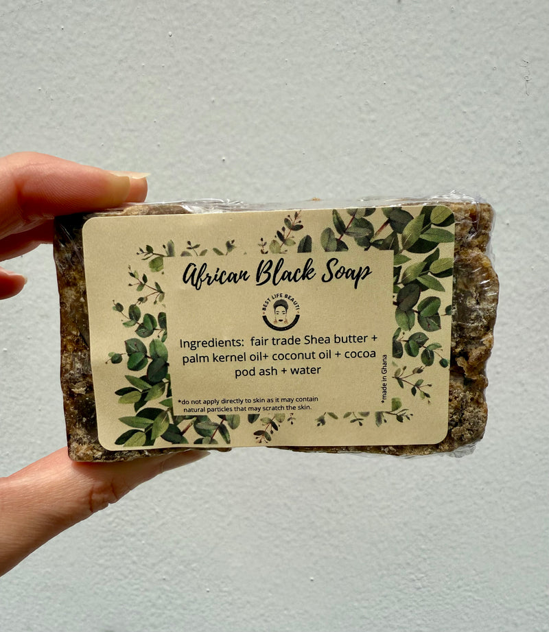African Black Soap Bar