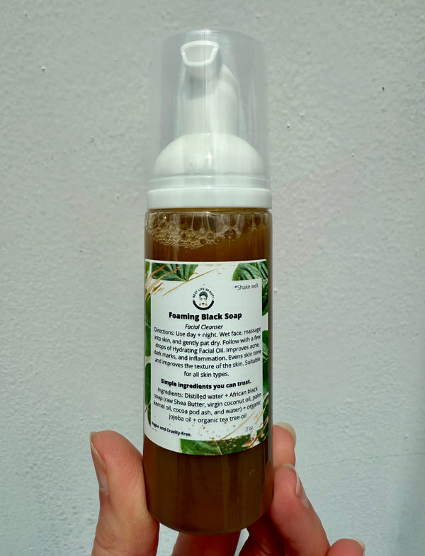 Foaming Black Soap