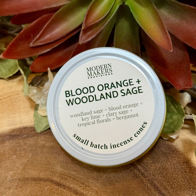Blood Orange + Woodland Sage | Incense Cones