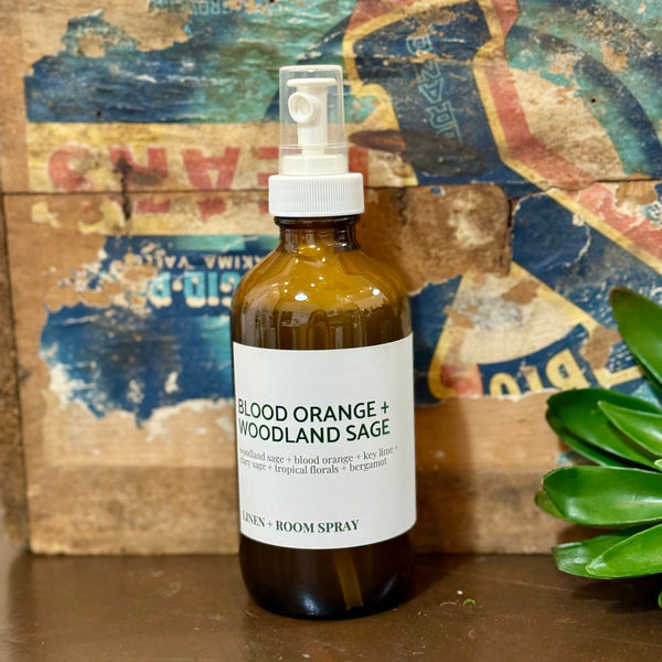 Blood Orange + Woodland Sage | Linen + Room Spray