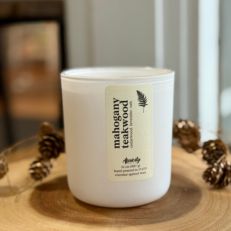 White Vessel | Mahogany Teakwood