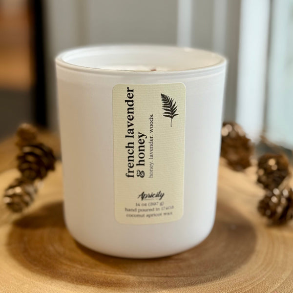 White Vessel | French Lavender + Honey